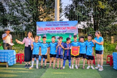 TỔ CHỨC “GIẢI BÓNG ĐÁ MINI CẤP TRƯỜNG NĂM HỌC 2025 – 2026”