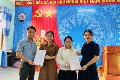 TRAO QUYẾT ĐỊNH CÔNG NHẬN ĐẢNG CHÍNH THỨC