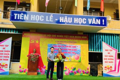 CÁC CHÁU MẦM NON 5 TUỔI THAM QUAN TRƯỜNG TIỂU HỌC TỊNH GIANG