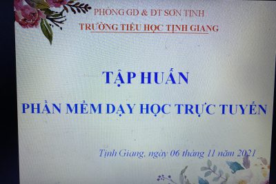 Tập huấn “Dạy học trực tuyến – Dạy học qua truyền hình” Tập huấn “Dạy học trực tuyến – Dạy học qua truyền hình”