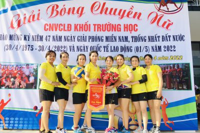 Giải bóng chuyền nữ CNVCLĐ khối trường học Giải bóng chuyền nữ CNVCLĐ khối trường học